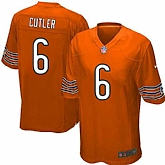 Nike Men & Women & Youth Bears #6 Jay Cutler Orange Team Color Game Jersey,baseball caps,new era cap wholesale,wholesale hats